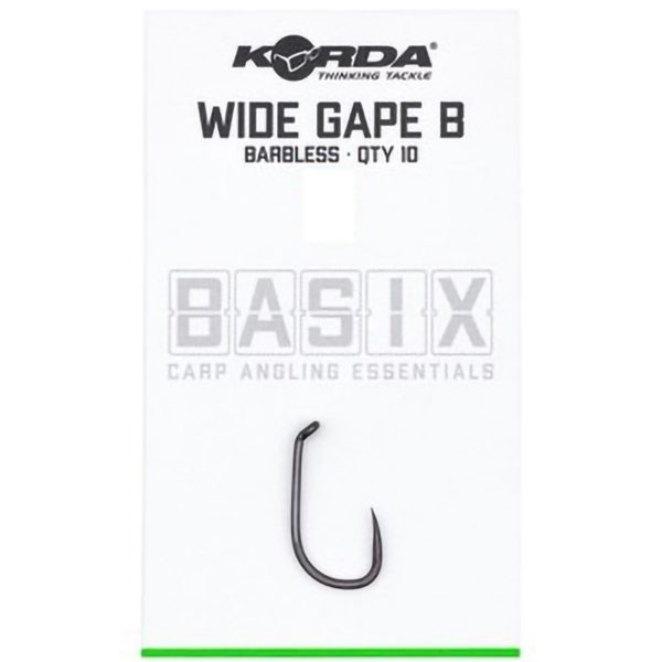 Korda Basix Wide Gape Barbless 4